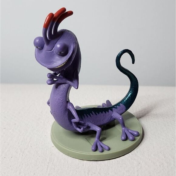 RANDALL BOGGS 3.2” Action Figure Monsters INC Disney Pixar Solid PVC Toy On Base - Picture 1 of 4